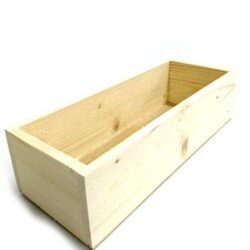 Borovi fenyő natúr fadoboz 30 x 12 x 8 cm