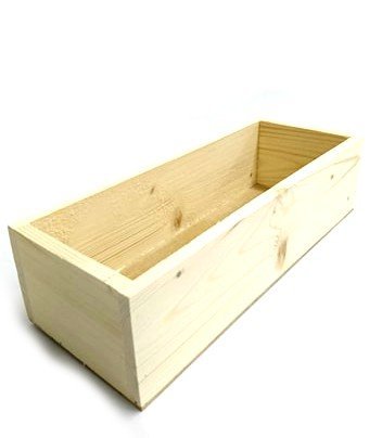 Borovi fenyő natúr fadoboz 30 x 12 x 8 cm