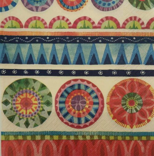 dekorszalvéta-színes motívum-1 db