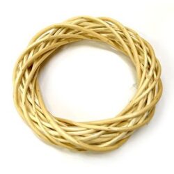 Koszorúalap vessző natúr 20 cm