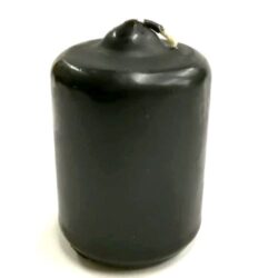 matt-henger-fekete-gyertya-csucsos-hobbykreativ