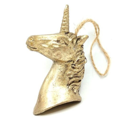 felakaszthato-keramia-unikornis-fej-arany-hobbykreativ