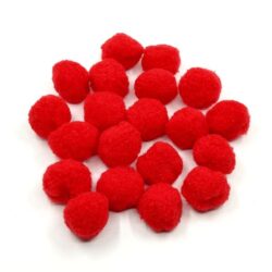 pompom-3-cm-piros-hobbykreativ