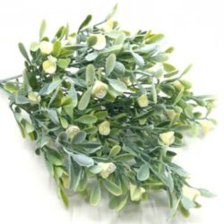 muanyag-diszitoelem-apro-viragokkal-hamvas-tortfeher-zold-25053-hobbykreativ