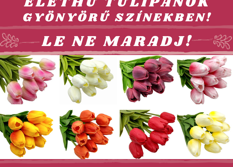 ÉLETHŰ TULIPÁNOK