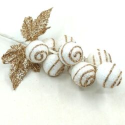 glitteres-nyaloka-golyo-drotszaron-feher-bronz-hobbykreativ