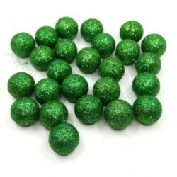 nagy-polifoam-golyok-zold-csillamos-hobbykreativ