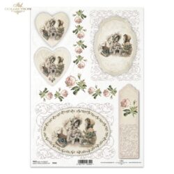 vintage-holgyek-keretben-rozsakkal-rizspapir-r0363-hobbykreativ