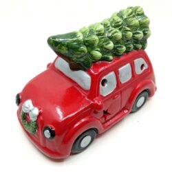 keramia-auto-fenyovel-LED-vilagitassal-piros-nagy-hobbykreativ