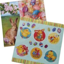 Húsvéti szalvéták, rizspapírok