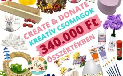 CREATE & DONATE – KREATÍV CSOMAG PÁLYÁZAT EREDMÉNYHIRDETÉS