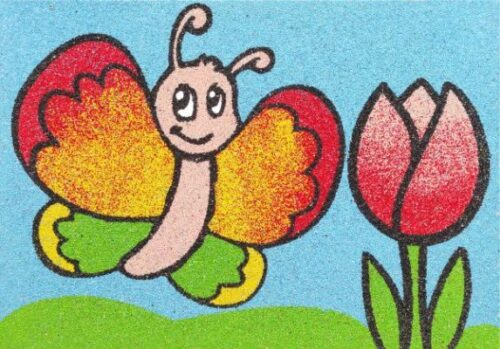 homokkep-sablon-pillango-es-tulipan-minta-hobbykreativ