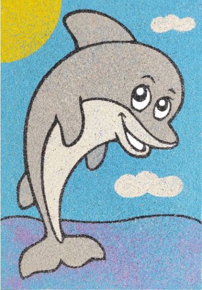 homokkep-sablon-delfin-minta-hobbykreativ