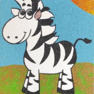 homokkep-sablon-zebra-minta-hobbykreativ