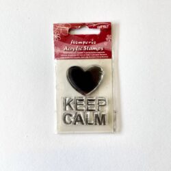 Szilikon nyomda Keep calm mintával