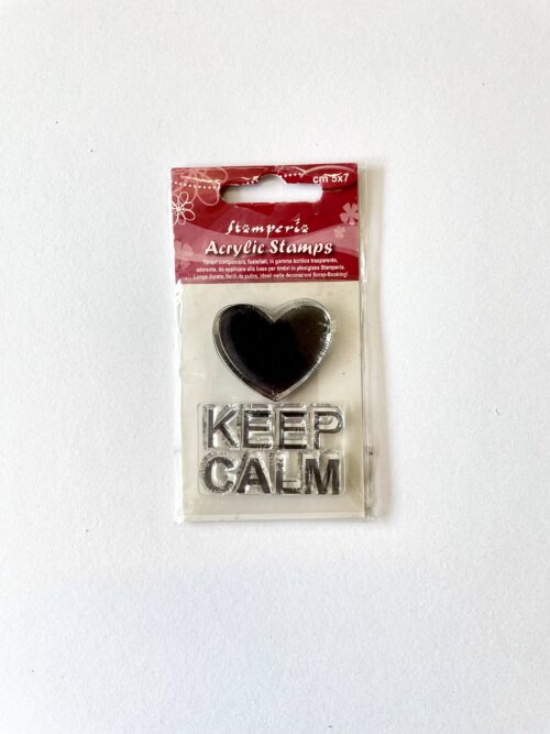 Szilikon nyomda Keep calm mintával