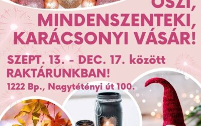 ŐSZI, TÉLI VÁSÁR RAKTÁRUNKBAN