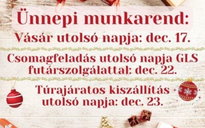 ÜNNEPI MUNKAREND