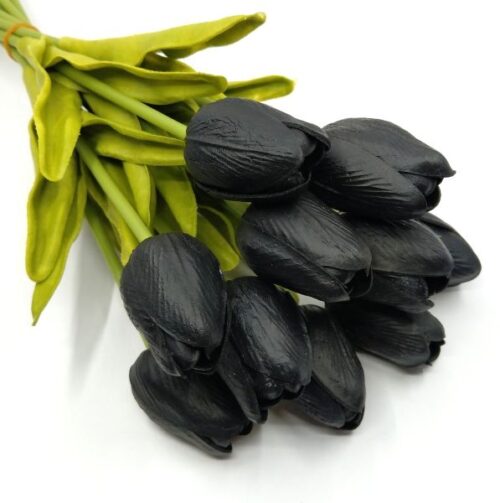 elethu-pu-tulipan-szalas-csokor-fekete-20616-hobbykreativ