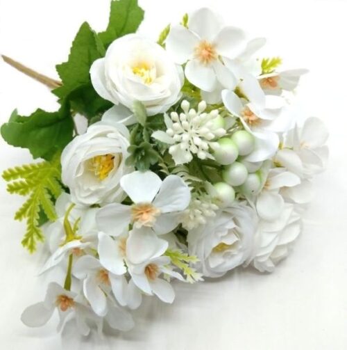 poli-bogyos-selyem-rozsa-csokor-feher-24436-hobbykreativ