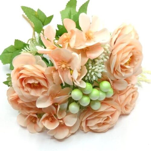 poli-bogyos-selyem-rozsa-csokor-puder-rozsaszin-24436-hobbykreativ