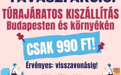 TÚRAJÁRATOS KISZÁLLÍTÁS – AKCIÓ: 990 FT