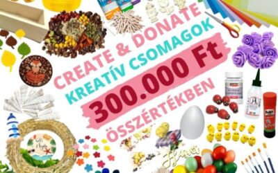 CREATE & DONATE – KREATÍV ADOMÁNY CSOMAG PÁLYÁZAT