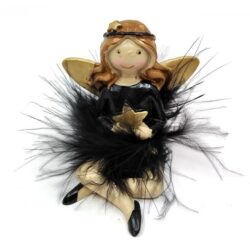 keramia-angyal-figura-csillaggal-fekete-arany-62600-hobbykreativ