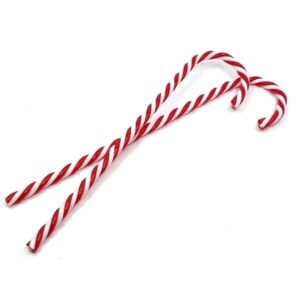 Karácsonyi candy nyalóka piros-fehér XL 28 cm 2 db