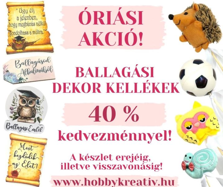 BALLAGÁSI AKCIÓ – 40 %