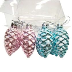 candyland-felakaszthato-muanyag-disz-glitteres-toboz-rozsaszin-kek-hobbykreativ