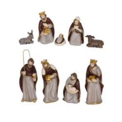 keramia-betlehemi-figura-szett-barna-arany-9-reszes-DD62995-hobbykreativ