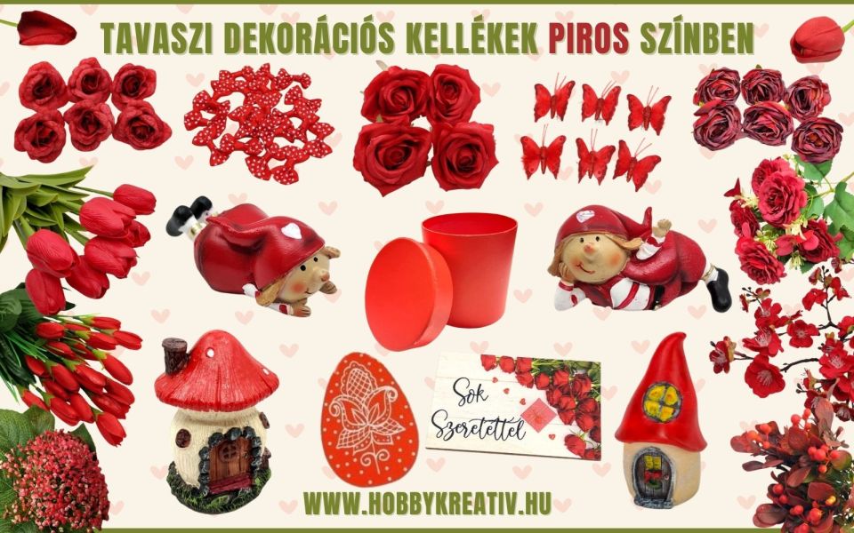 tavaszi-dekoracios-kellekek-piros-szinben-hobbykreativ