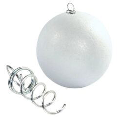 Fém akasztó spirál 4 cm 20 db